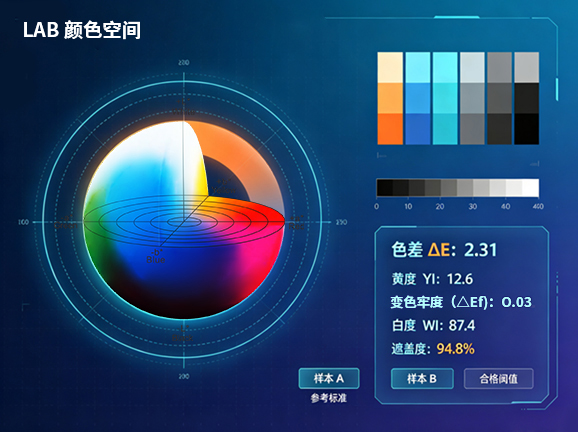 5. 丰富色度指标,功能强大 5. 丰富色度指标,功能强大